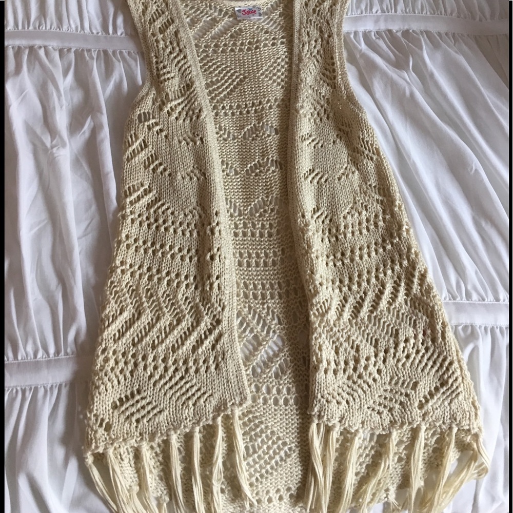 Tank top cardigan